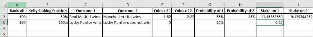 Calculator in Excel Step 6