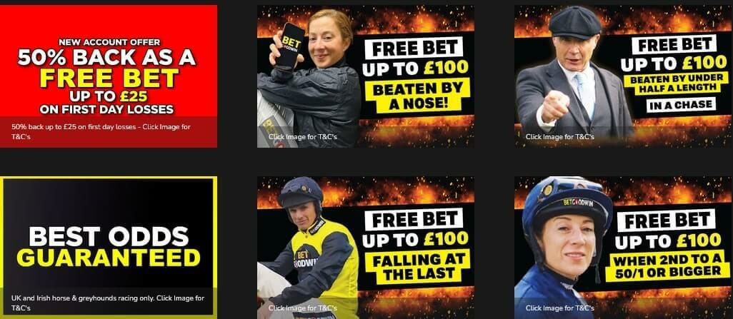 BetGoodwin Sportsbook Promotions Screenshot